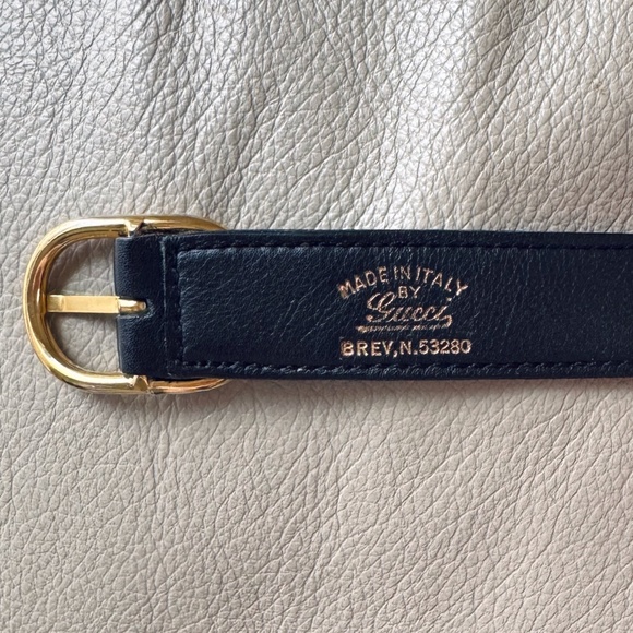 Certified Authentic Vintage Gucci Blondie Black Leather Flap Shoulder Bag, COA - Picture 8 of 11